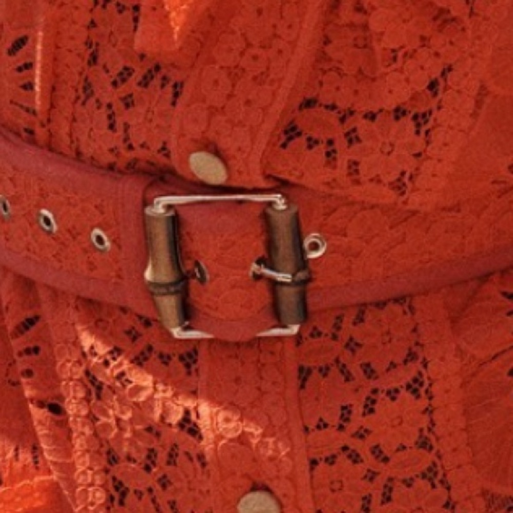Zimmermann red lace midi skirt sample size 4/6 - Picture 11 of 11